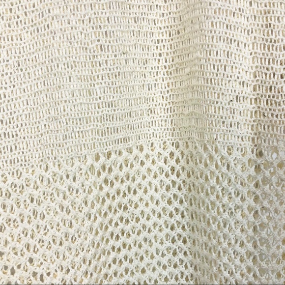 SOLD Prana Liana sweater asymmetrical open knit, M - Picture 6 of 8